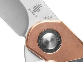 Kizer Comet Copper Micarta Black 5 Kizer Comet Copper Micarta Black - Image 3