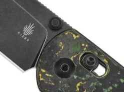 Kizer Drop Bear CF Yellow & Green -Taschenmesser Verkauf 01ki322 3