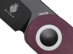 Kizer Squidward Richlite Red -Taschenmesser Verkauf 01ki329 3