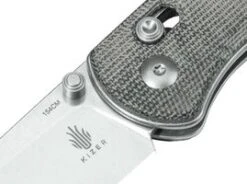 Kizer Drop Bear Micarta Grey -Taschenmesser Verkauf 01ki369 3