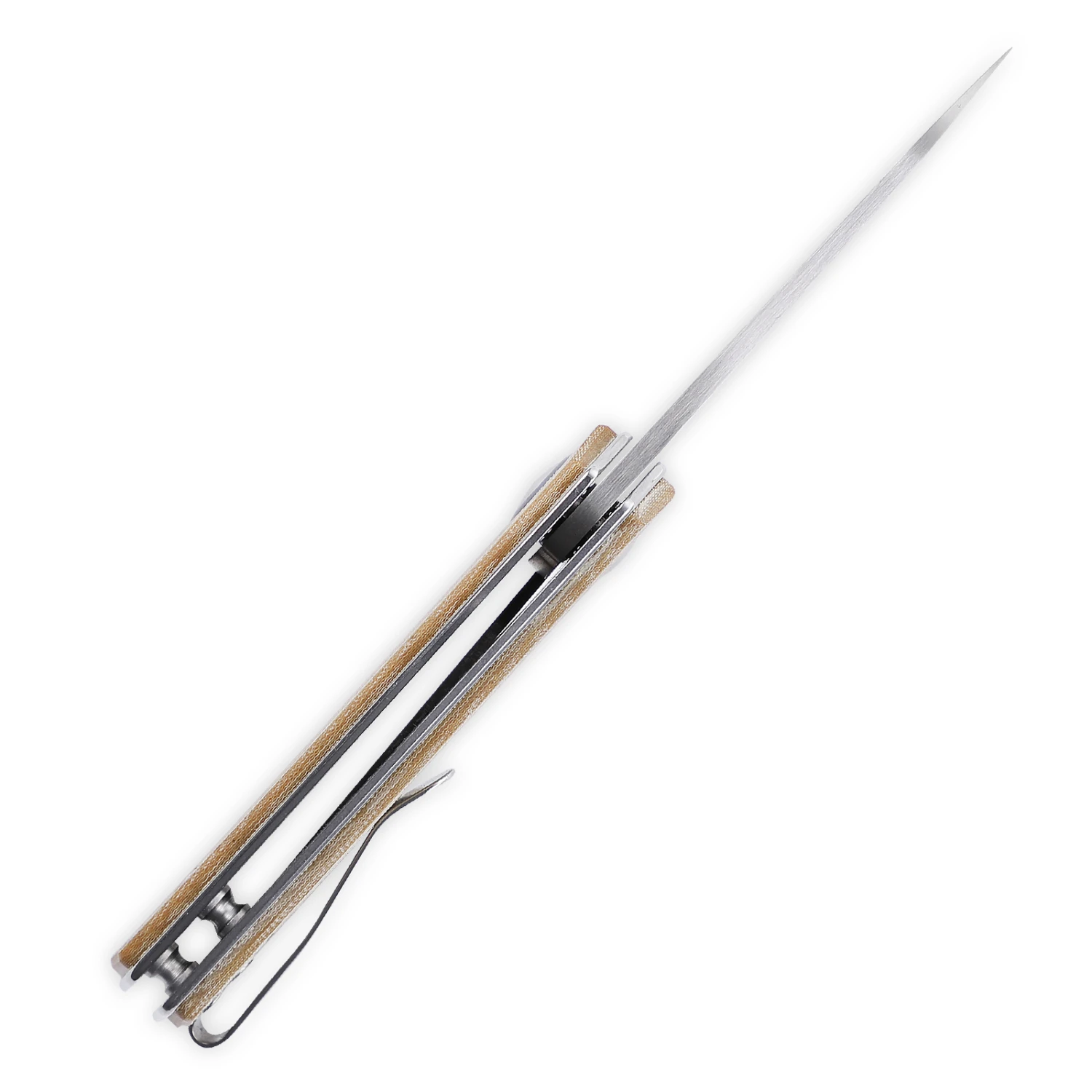 Kizer Lieb Brown Micarta - V2541N4 7 Kizer Lieb Brown Micarta - V2541N4 - Image 5