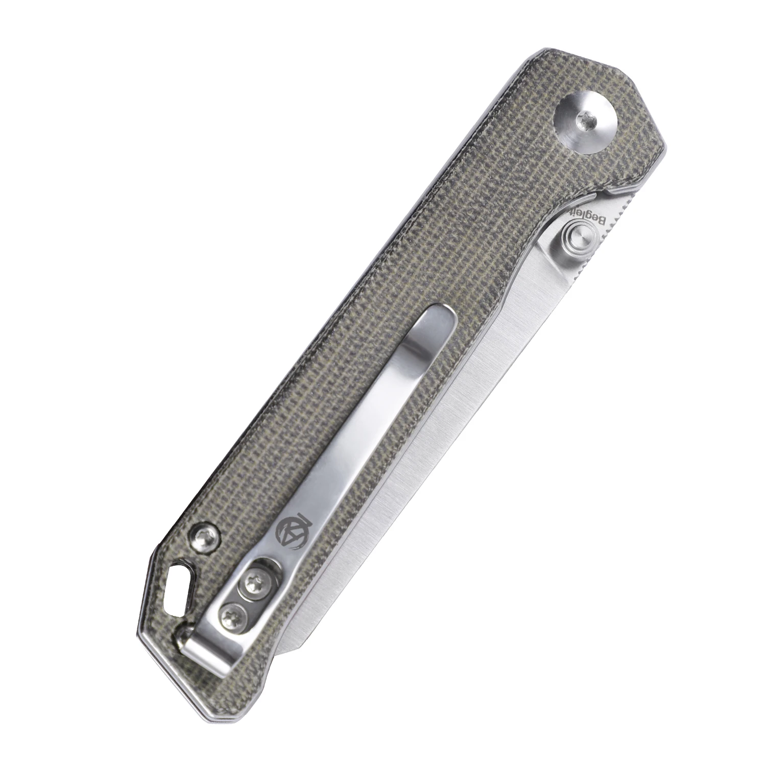 KIZER Vanguard Mini Begleiter Folding Knife, Green Micarta V3458RN1 9 KIZER Vanguard Mini Begleiter Folding Knife, Green Micarta V3458RN1 - Image 7