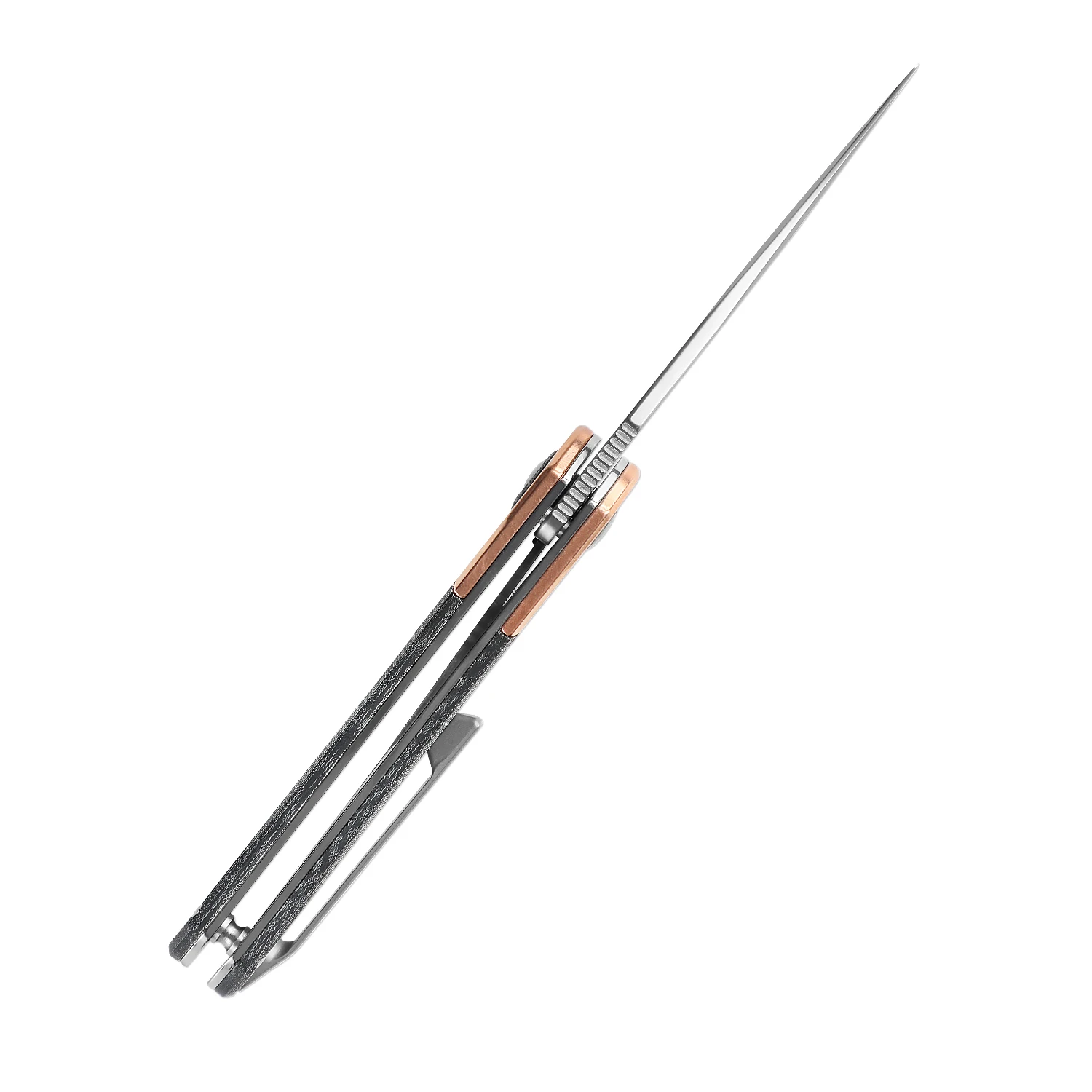 Kizer Comet Liner Lock Knife Copper & Black Micarta - V3614C3 7 Kizer Comet Liner Lock Knife Copper & Black Micarta - V3614C3 - Image 5