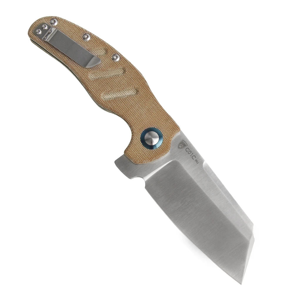 KIZER Sheepdog C01c XL Brown Micarta V5488C4 4 KIZER Sheepdog C01c XL Brown Micarta V5488C4 - Image 2