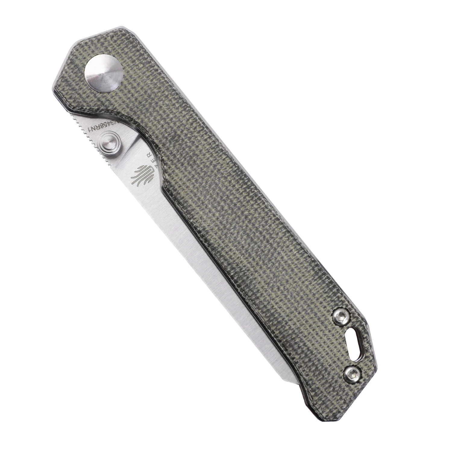 KIZER Vanguard Mini Begleiter Folding Knife, Green Micarta V3458RN1 10 KIZER Vanguard Mini Begleiter Folding Knife, Green Micarta V3458RN1 - Image 8