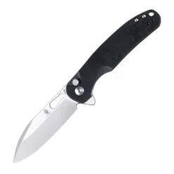 KIZER Azo HIC-CUP Button Lock Knife Black Richlite V3606C2