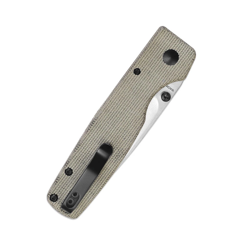 Kizer Original (XL) Button Lock Green Micarta V4605C1 7 Kizer Original (XL) Button Lock Green Micarta V4605C1 - Image 5