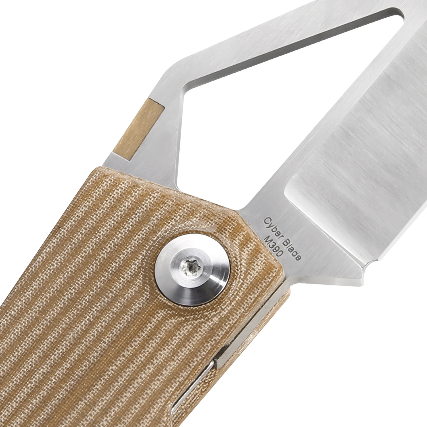 Kizer CyberBlade Folding Knife, Micarta Handle V2563A2 5 Kizer CyberBlade Folding Knife, Micarta Handle V2563A2 - Image 3