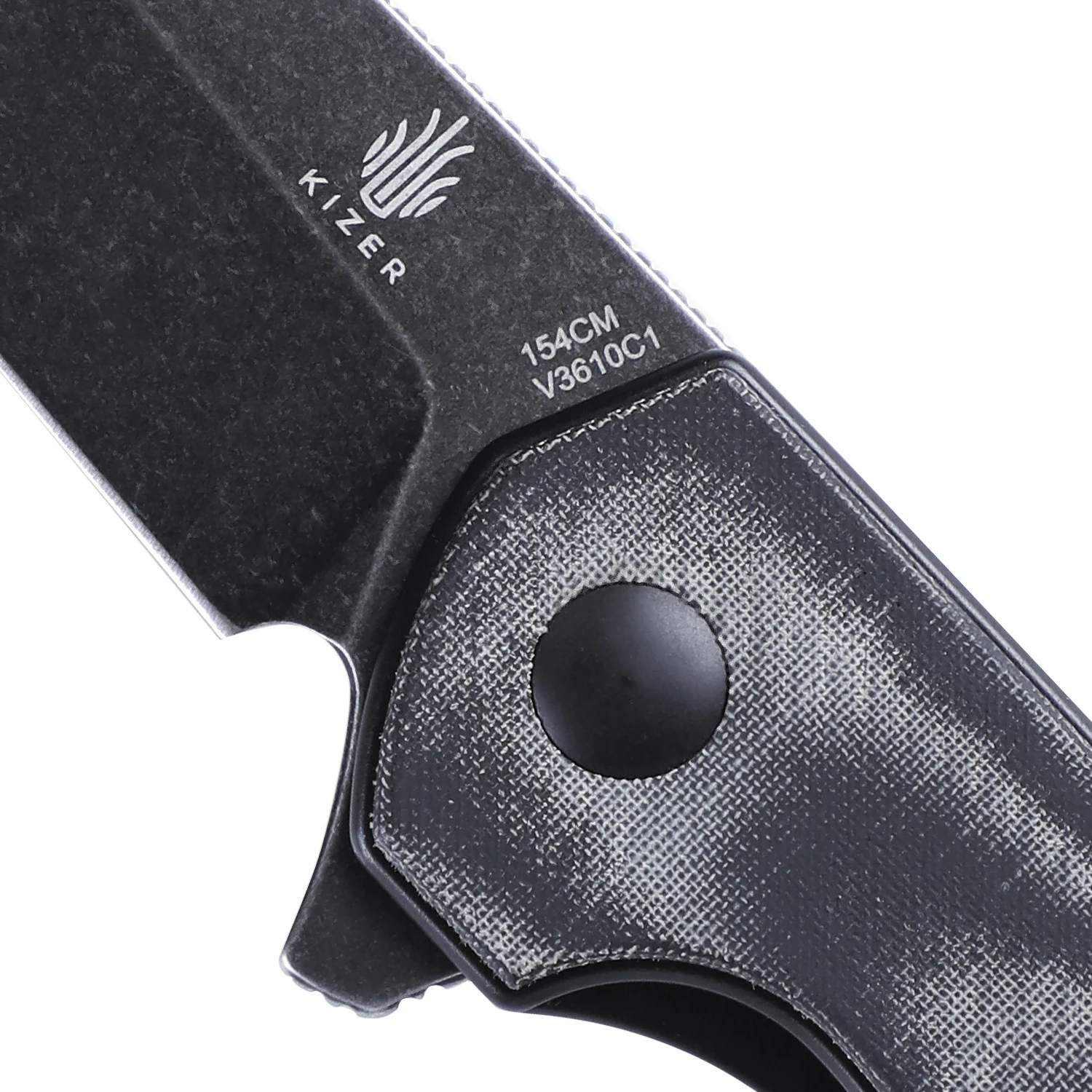 Kizer Azo LP Liner Lock Knife Black Micarta - V3610C1 6 Kizer Azo LP Liner Lock Knife Black Micarta - V3610C1 - Image 4