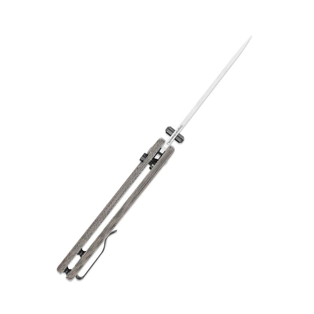 Kizer Original (XL) Button Lock Green Micarta V4605C1 9 Kizer Original (XL) Button Lock Green Micarta V4605C1 - Image 7