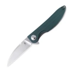 Kizer Swaggs Swayback Liner Lock Knife Green G-10 - V3566N5