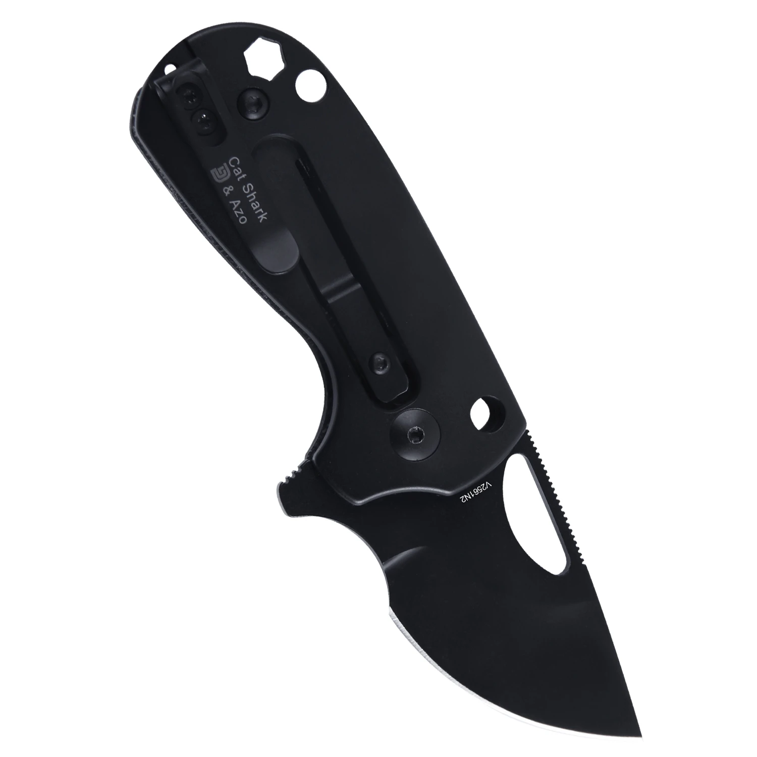 Kizer Catshark Black Titanium/Micarta - V2561N2 4 Kizer Catshark Black Titanium/Micarta - V2561N2 - Image 2