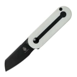 Kizer Mini Bay Detent Slip Joint Knife White & Black G-10 Ki2583A1