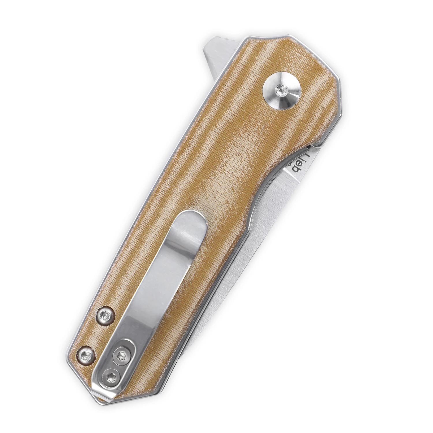 Kizer Lieb Brown Micarta - V2541N4 8 Kizer Lieb Brown Micarta - V2541N4 - Image 6