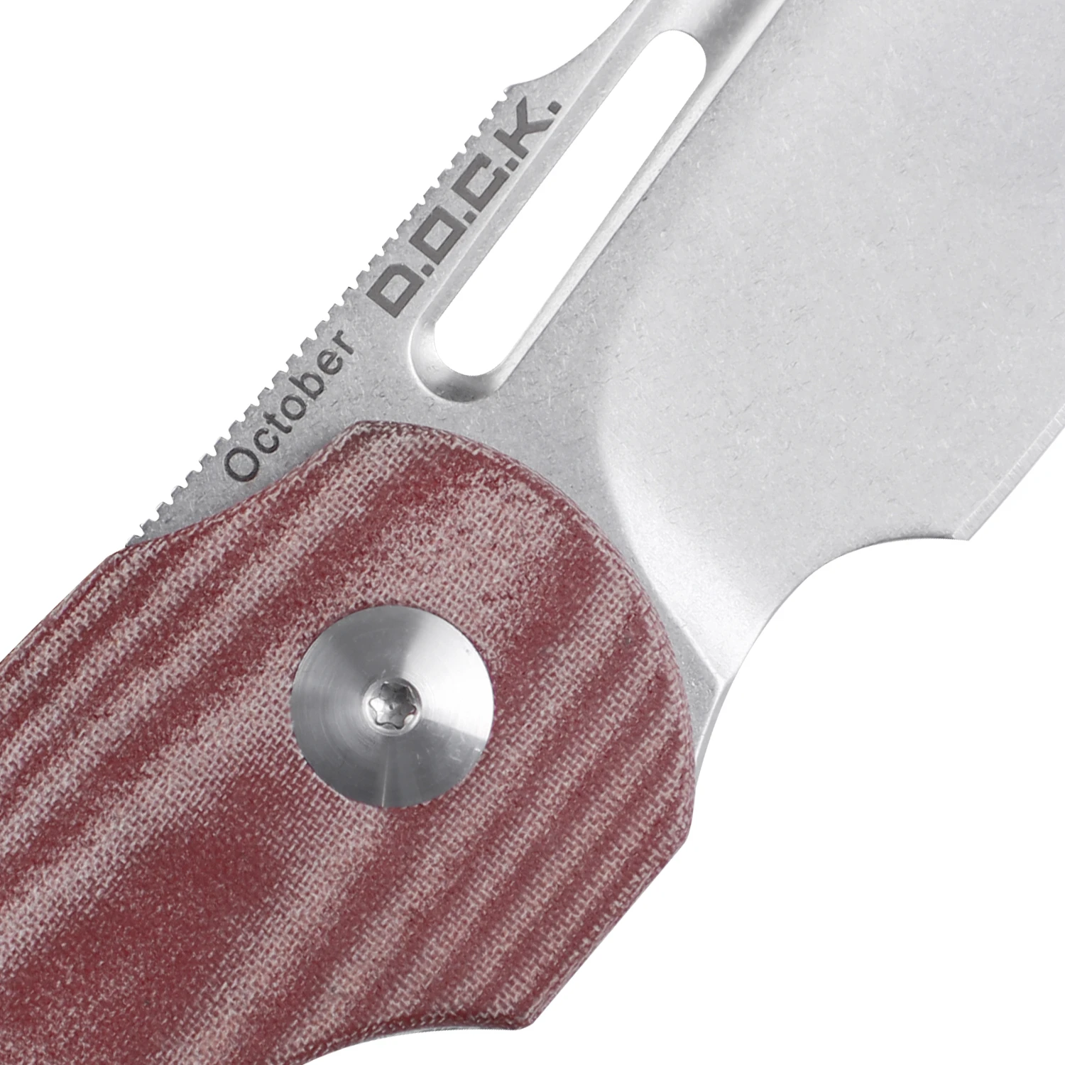 Kizer October Red Micarta - V3569A2 5 Kizer October Red Micarta - V3569A2 - Image 3