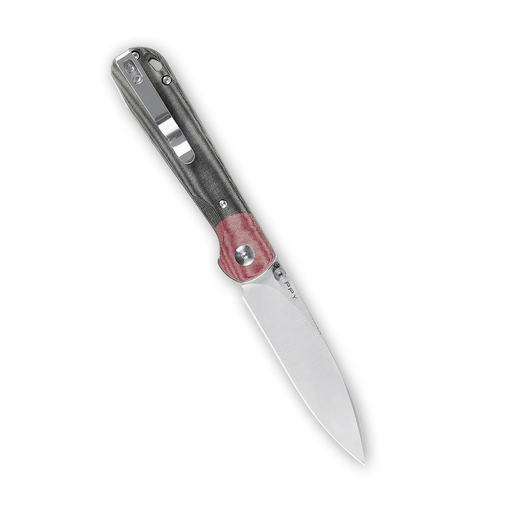 Kizer PPY Red&Black Micarta - V3587C1 4 Kizer PPY Red&Black Micarta - V3587C1 - Image 2