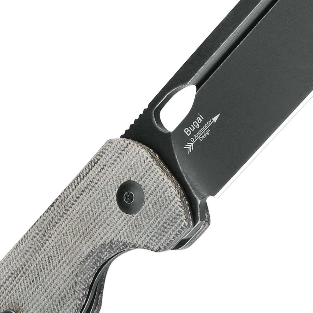 Kizer Bugai Black Micarta V3627A1 7 Kizer Bugai Black Micarta V3627A1 - Image 5