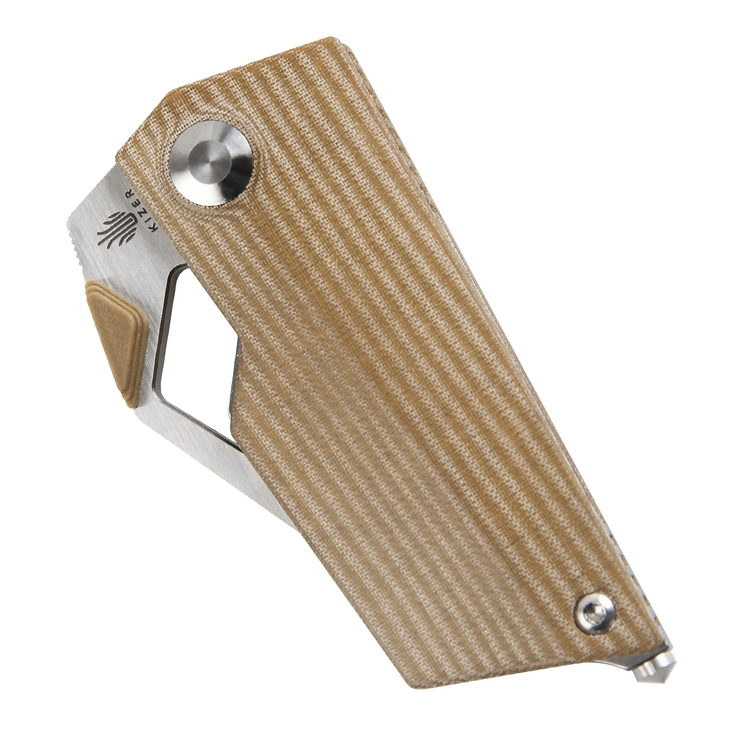 Kizer CyberBlade Folding Knife, Micarta Handle V2563A2 10 Kizer CyberBlade Folding Knife, Micarta Handle V2563A2 - Image 8