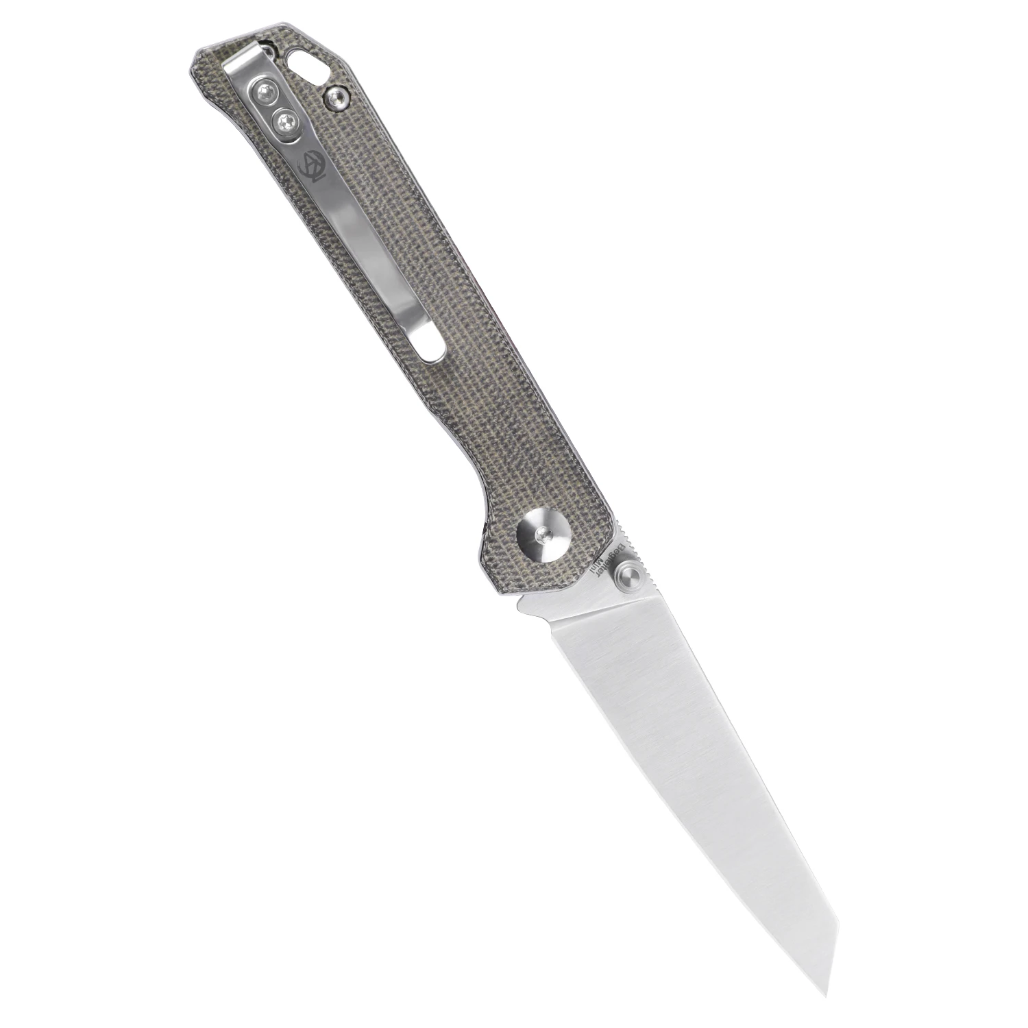 KIZER Vanguard Mini Begleiter Folding Knife, Green Micarta V3458RN1 4 KIZER Vanguard Mini Begleiter Folding Knife, Green Micarta V3458RN1 - Image 2