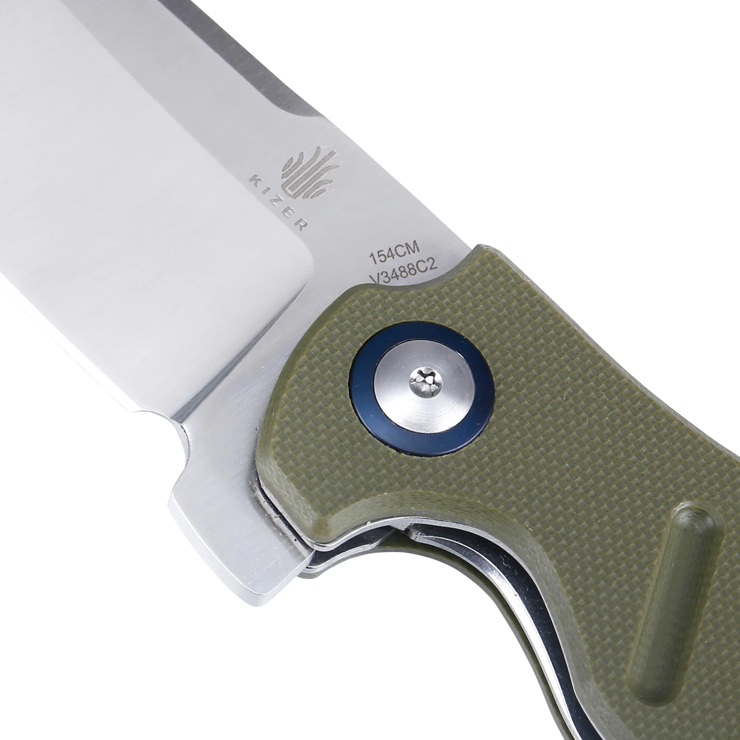 Kizer Mini Sheepdog C01c Green G-10 - V3488C2 5 Kizer Mini Sheepdog C01c Green G-10 - V3488C2 - Image 3
