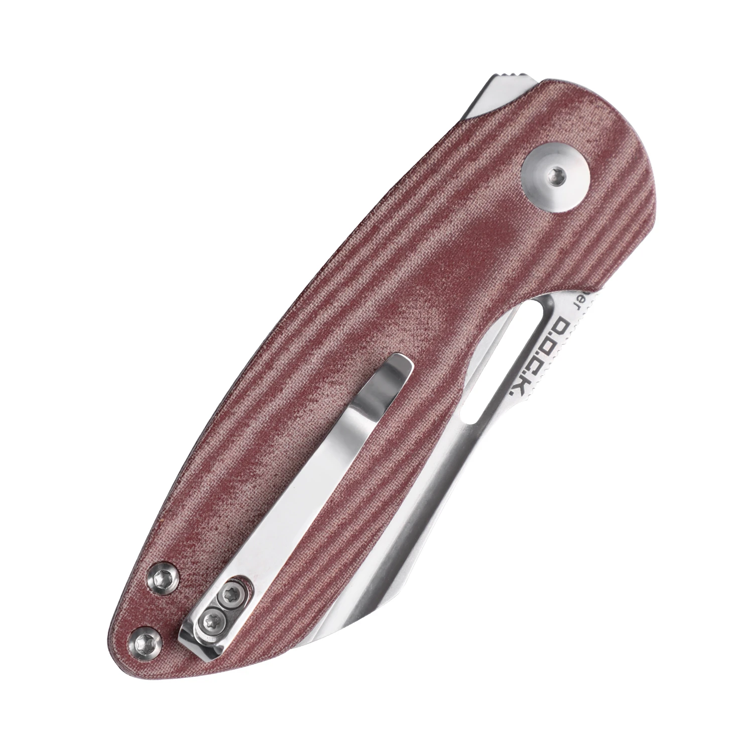 Kizer October Red Micarta - V3569A2 8 Kizer October Red Micarta - V3569A2 - Image 6