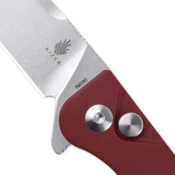 Kizer Swaggs Swayback Button Lock Knife Red Micarta - V3566N4 -Taschenmesser Verkauf a8aeaa21a2e8a37124304518c2f609d0