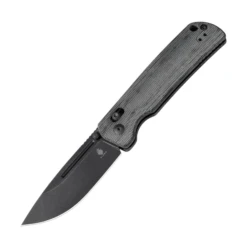 Kizer 154CM Blade Clutch Lock Micarta Handle V4481C3 (3.31" Black Stonewash)