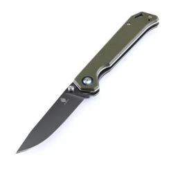 KIZER Begleiter Folding Knife, N690 Blade With Titanium Coating, Green G10 Handle V4458N2