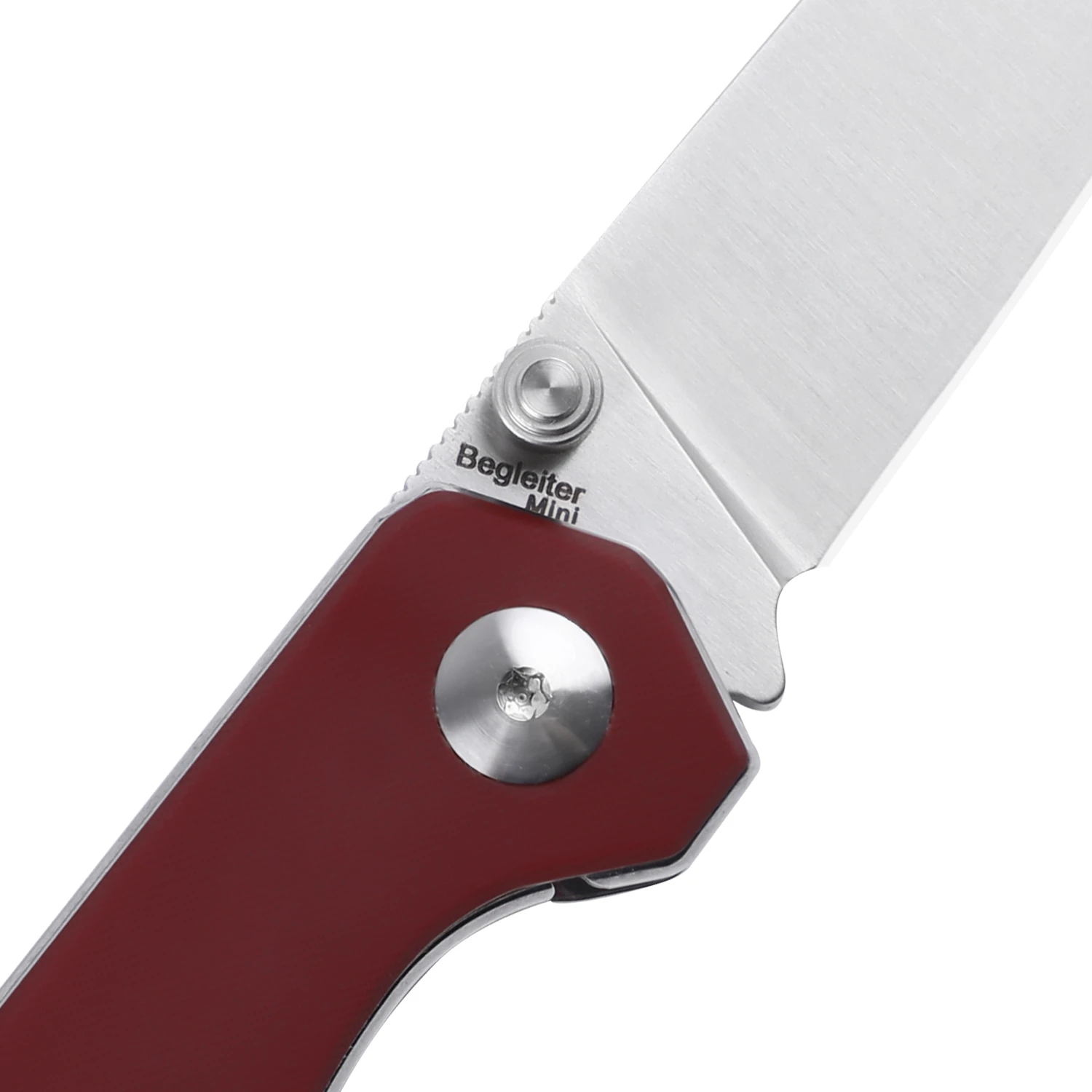 KIZER Mini Begleiter Folding Knife, Red Micarta Handle V3458RN3 5 KIZER Mini Begleiter Folding Knife, Red Micarta Handle V3458RN3 - Image 3