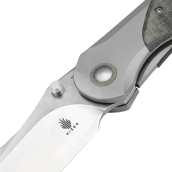 Kizer Mystic Titanium+Micarta Rex45 Ki4636A1 5 Kizer Mystic Titanium+Micarta Rex45 Ki4636A1 - Image 3