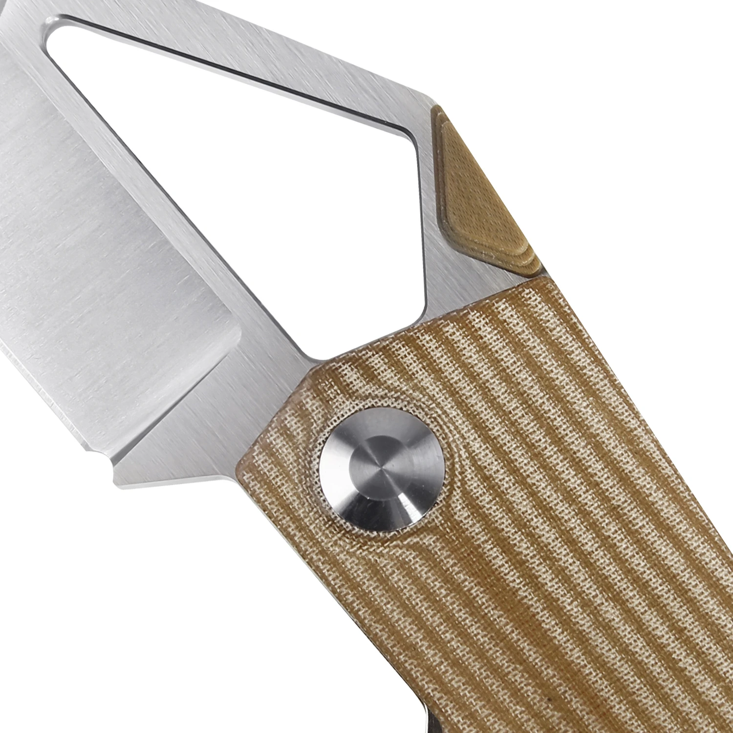 Kizer CyberBlade Folding Knife, Micarta Handle V2563A2 6 Kizer CyberBlade Folding Knife, Micarta Handle V2563A2 - Image 4