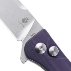 Kizer Swaggs Swayback Button Lock Knife Purple G-10 - V3566N1 12 Kizer Swaggs Swayback Button Lock Knife Purple G-10 - V3566N1 -Taschenmesser Verkauf f0c0ba7d1aae7f4ec2134c3a4b6b1167