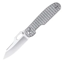 Kizer Cormorant Button Lock Knife Gray Titanium Ki4562A4