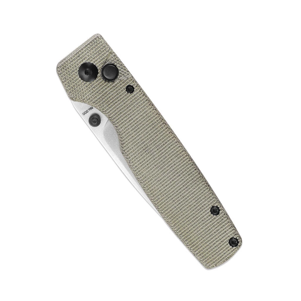 Kizer Original (XL) Button Lock Green Micarta V4605C1 8 Kizer Original (XL) Button Lock Green Micarta V4605C1 - Image 6